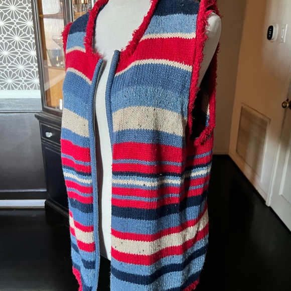 Breckenridge Multicolor Knit Sweater Vest. Good condition, size XL. - Picture 2 of 3